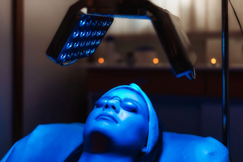blue led light therapy