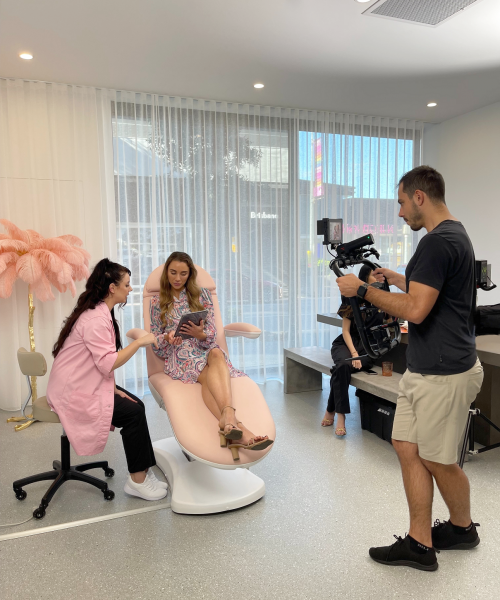 Lights, Camera, GlowBehind every polished post is a day full of creativity, cameras, and a whole lot of fun - we love bringing our world to life for you